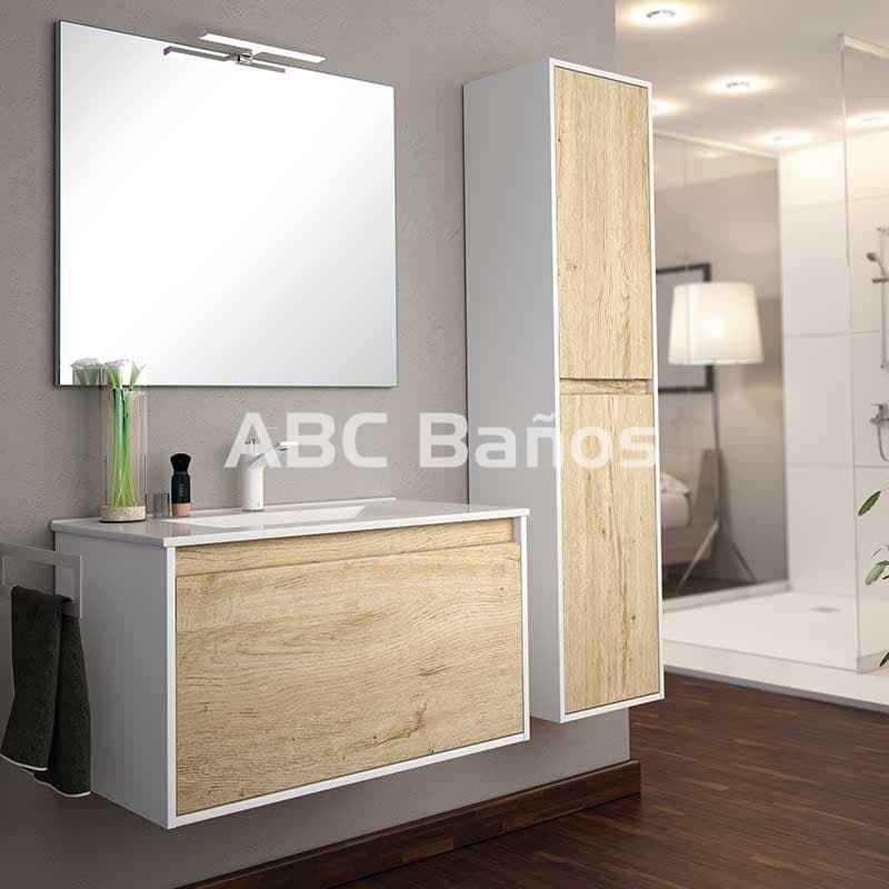 Mueble De Baño Con Patas + Lavabo Encastrado ARCO 60 - Muebles de Baño Los  Pedroches